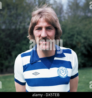 Fußball, Bundesliga, 1977/1978, MSV Duisburg, Team-Präsentation, Porträt Herbert Buessers Stockfoto