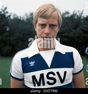 Fußball, Bundesliga, 1977/1978, MSV Duisburg, Team-Präsentation, Porträt Norbert Stolzenburg Stockfoto