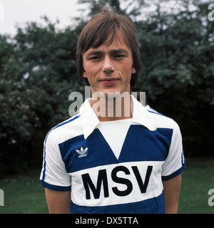 Fußball, Bundesliga, 1977/1978, MSV Duisburg, Team-Präsentation, Porträt Werner Buttgereit Stockfoto