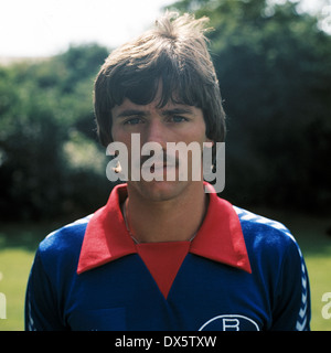 Fußball, 2. Bundesliga Nord 1977/1978, FC Bayer 05 Uerdingen, Team-Präsentation, Porträt Friedhelm Funkel Stockfoto