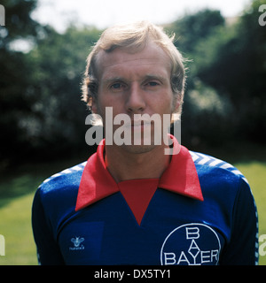 Fußball, 2. Bundesliga Nord 1977/1978, FC Bayer 05 Uerdingen, Team-Präsentation, Porträt Jens Steffensen Stockfoto