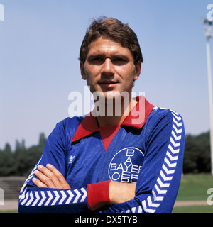 Fußball, 2. Bundesliga Nord 1977/1978, FC Bayer 05 Uerdingen, Team-Präsentation, Porträt Paul Hahn Stockfoto