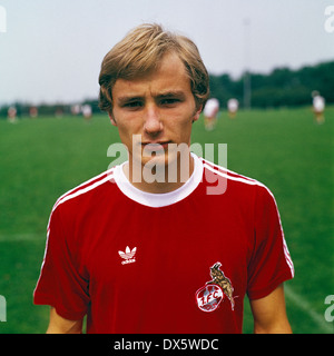 Fußball, Bundesliga, 1977/1978, 1. FC Köln, Team-Präsentation, Porträt Rainer Nicot Stockfoto