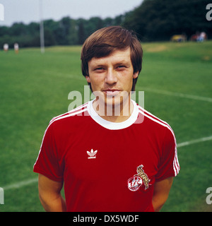 Fußball, Bundesliga, 1977/1978, 1. FC Köln, Team-Präsentation, Porträt Dieter Schwabe Stockfoto
