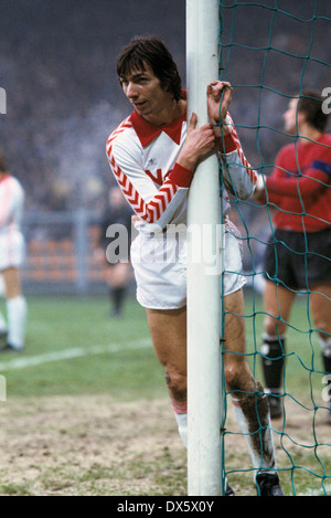 Fußball, Bundesliga, 1977/1978, Stadion der Castroper Straße, VfL Bochum vs. SV Werder Bremen 2:0, Szene des Spiels, Franz Hiller (Werder) Stockfoto