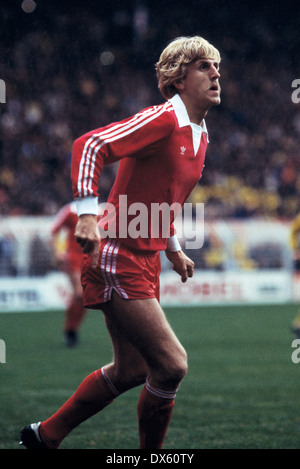 Fußball, Bundesliga, 1978/1979, Westfalenstadion, Borussia Dortmund vs. 1. FC Köln 0:0, Szene des Spiels, Herbert Hein (FC) Stockfoto