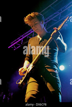 Lawson, erklingt in Liverpool O2 Academy Liverpool, England - 31.10.2012 mit: Lawson wo: Liverpool, Vereinigtes Königreich Wh Stockfoto