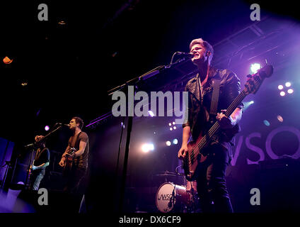 Lawson, erklingt in Liverpool O2 Academy Liverpool, England - 31.10.2012 mit: Lawson wo: Liverpool, Vereinigtes Königreich Wh Stockfoto