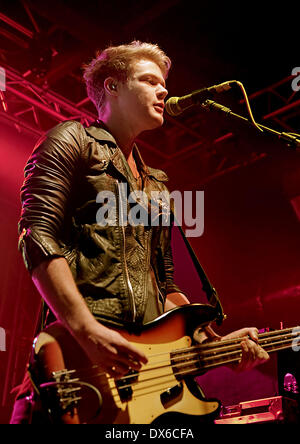 Lawson, erklingt in Liverpool O2 Academy Liverpool, England - 31.10.2012 mit: Lawson wo: Liverpool, Vereinigtes Königreich Wh Stockfoto