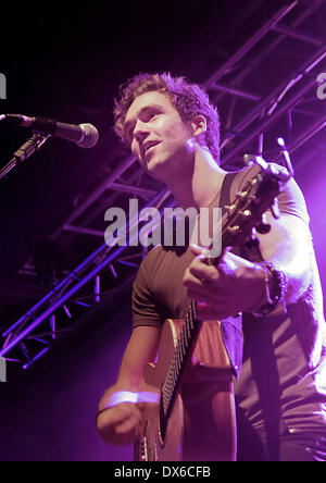 Lawson, erklingt in Liverpool O2 Academy Liverpool, England - 31.10.2012 mit: Lawson wo: Liverpool, Vereinigtes Königreich Wh Stockfoto