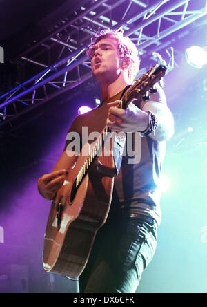 Lawson, erklingt in Liverpool O2 Academy Liverpool, England - 31.10.2012 mit: Lawson wo: Liverpool, Vereinigtes Königreich Wh Stockfoto