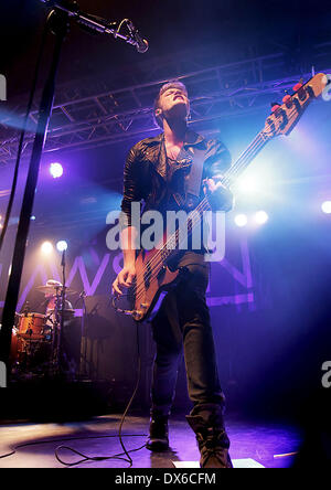 Lawson, erklingt in Liverpool O2 Academy Liverpool, England - 31.10.2012 mit: Lawson wo: Liverpool, Vereinigtes Königreich Wh Stockfoto