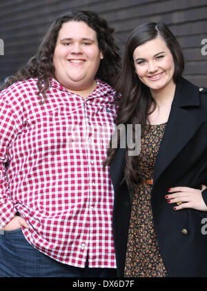 Jonathan Antoine und Charlotte Jaconelli im ITV Studios London, England - 01.11.12 Featuring: Jonathan Antoine und Charlott Stockfoto