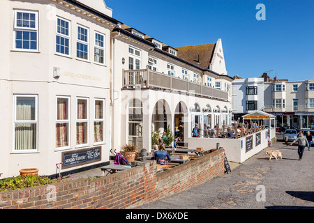 Das White Horse Hotel und Gaststätte, Rottingdean, Sussex, England Stockfoto