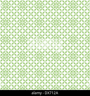 Elegantes grünes Blumenmuster für Hintergründe und dekorative Elemente Stockfoto
