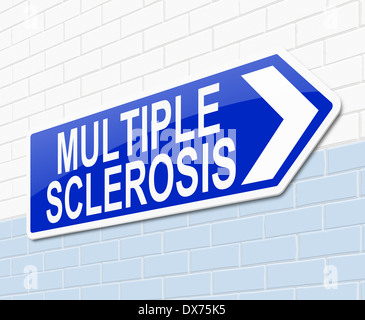 Multiple Sklerose-Konzept. Stockfoto