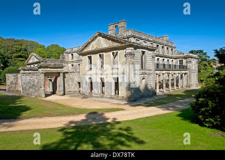 Appuldurcombe House, in der Nähe von Wroxall auf der Isle Of Wight, die kaum mehr als eine Schale ist Stockfoto