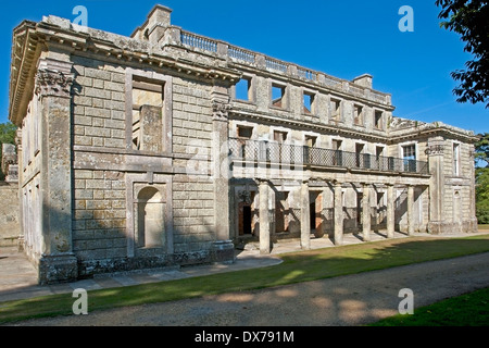 Appuldurcombe House, in der Nähe von Wroxall auf der Isle Of Wight, die kaum mehr als eine Schale ist Stockfoto