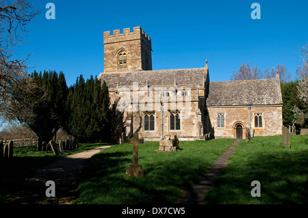 St.-Martins Kirche, Barcheston, Warwickshire, England, Vereinigtes Königreich Stockfoto