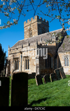 St.-Martins Kirche, Barcheston, Warwickshire, England, Vereinigtes Königreich Stockfoto