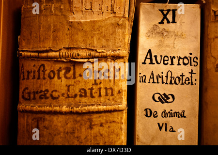 Frühdrucke Bücher. Loyola-Archiv. Deustro Universitätsbibliothek. Navarra. Spanien Stockfoto