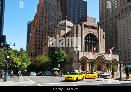 St.-Bartholomäus Kirche in Manhattan, New York, USA. Stockfoto