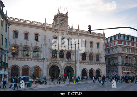 Bahnhof Rossio, Lissabon, Portugal Stockfoto