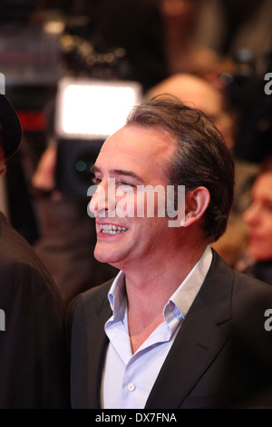 Jean Dujardin - Premiere von "The Monuments Men" im Berlinale-Palast, Berlin - 8. Februar 2014 Stockfoto