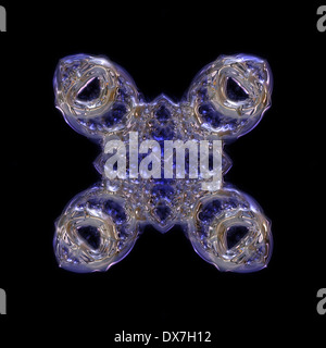 Wunderbar abstrakt dargestellt Glas Objekt Stockfoto