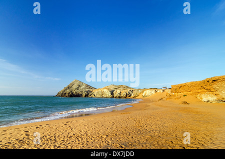 Einsamen Strand in der Nähe von Cabo De La Vela in La Guajira, Kolumbien Stockfoto