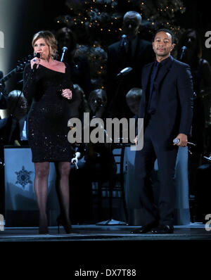 Jennifer Nettles und John Legend 2012 CMA Land Weihnachten bei Bridgestone Arena Nashville, Tennessee - 03.11.12 mit: Jen Stockfoto