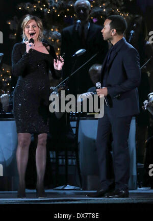 Jennifer Nettles und John Legend 2012 CMA Land Weihnachten bei Bridgestone Arena Nashville, Tennessee - 03.11.12 mit: Jen Stockfoto