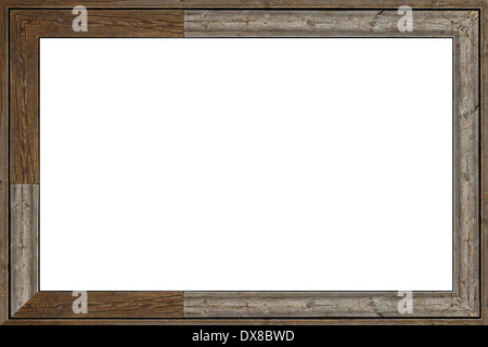 Alten Holzbrett Board Grunge Hintergrund mit abgenutzten Maserung und Textur. Stockfoto