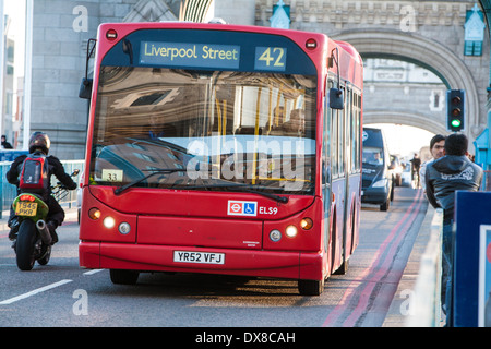 London red Bus. Stockfoto