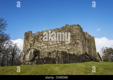 Dunstaffnage Castle ist eine teilweise zerstörten Burg in Argyll und Bute, westlichen Schottland. Es liegt 3 Meilen N.N.E. von Oban, befindet sich Stockfoto