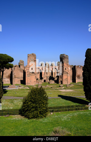 Italien, Rom, Terme di Caracalla, römische Bäder Stockfoto