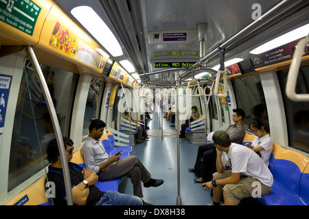 U-Bahn in Singapur Stockfoto