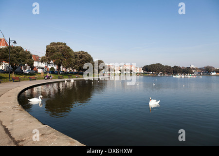 Kanu-See in Southsea. Stockfoto