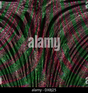 Wunderbare abstrakte illustrierte Glasobjekt Stockfoto