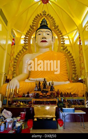 Statue in der Kuil Gaya Sakya Muni Tempel in Singapur Stockfoto