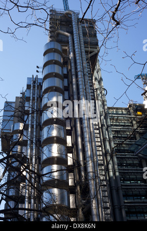 Richard Rogers Lloyds-Gebäude in der City of London-UK Stockfoto