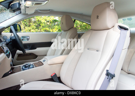 Rolls-Royce Wraith Top-Klasse-Limousine 2014 Sitz Stockfoto