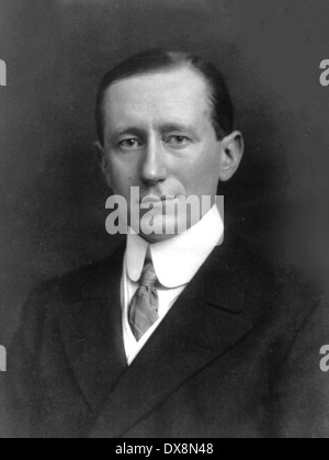 Italienischer Erfinder GUGLIELMO MARCONI (1874-1937) und Wireless-Pionier im Jahre 1908 Stockfoto