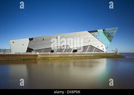 Die Tiefe, Rumpf des preisgekrönten Aquarium. Hull, East Yorkshire. März 2014. Stockfoto