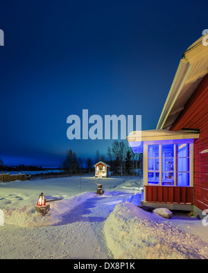 Wardshuset Guest House, Kangos, Lappland, Schweden Stockfoto