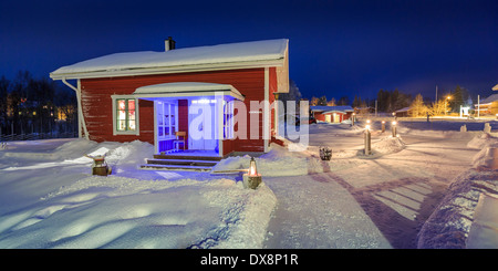 Wardshuset Guest House, Kangos, Lappland, Schweden Stockfoto