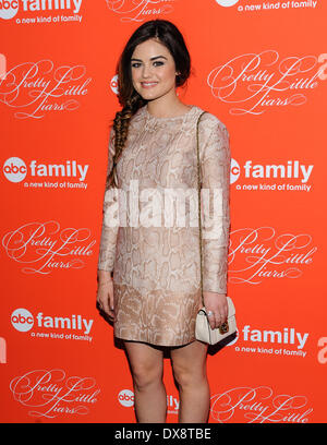 New York, New York USA. 18. März 2014. Lucy Hale besucht das Saison-Finale-Screening von "Pretty Little Liars' in der Ziegfeld Theater in New York auf March18, 2014. 2014-Credit: Patrick Morisson/Alamy Live-Nachrichten Stockfoto