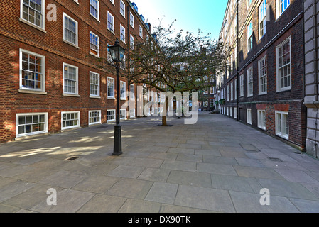 Inner Temple und der Middle Temple. Der Kern des Viertels liegt in der City of London und besteht aus zwei Inns Of Court Stockfoto