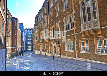 Inner Temple und der Middle Temple. Der Kern des Viertels liegt in der City of London und besteht aus zwei Inns Of Court Stockfoto