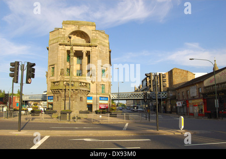 Das Mercat Gebäude an Glasgow Cross in Glasgow, Schottland Stockfoto